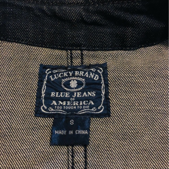 Lucky Brand Indigo Blue Denim Jean Jacket - Picture 6 of 13